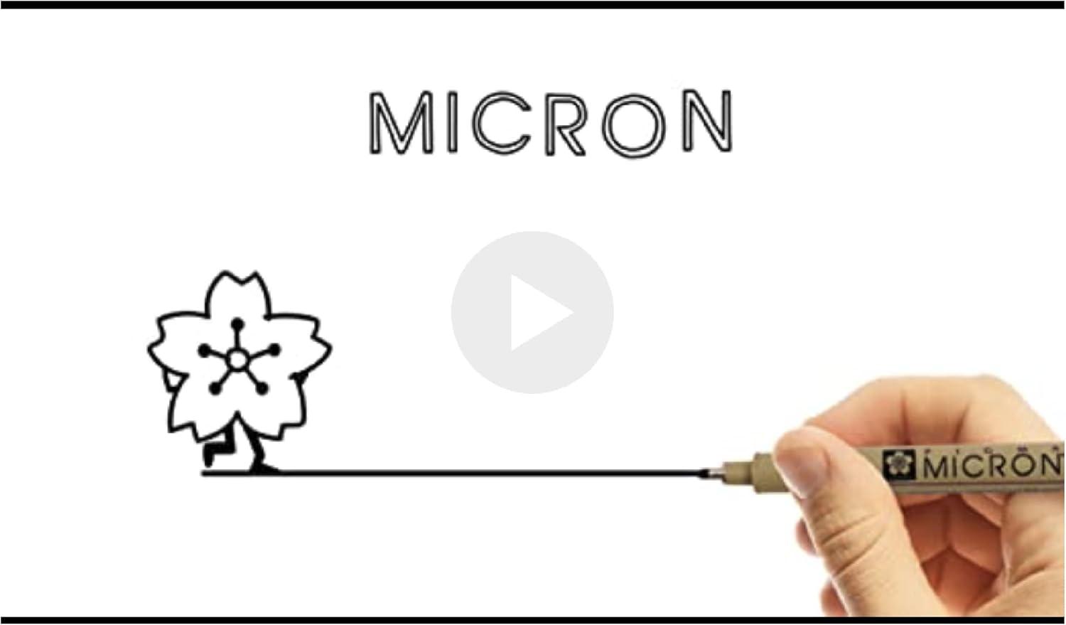 SAKURA Pigma Micron Fineliner Pens, 03 Tip Size, Archival Ass’t Colors, 6 PK 50049(01 Tip) - view 6
