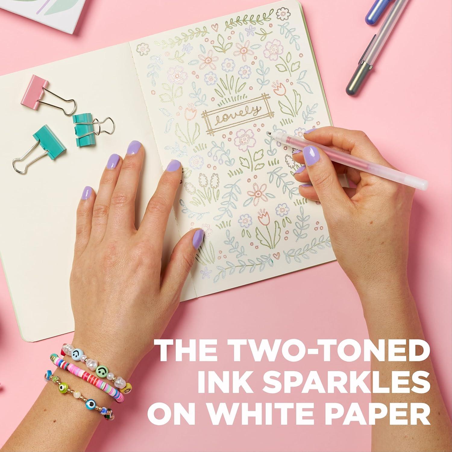 SAKURA 58530 5-Piece Gelly Roll Assorted Colors Silver Shadow Pen Set(Silver) - view 2