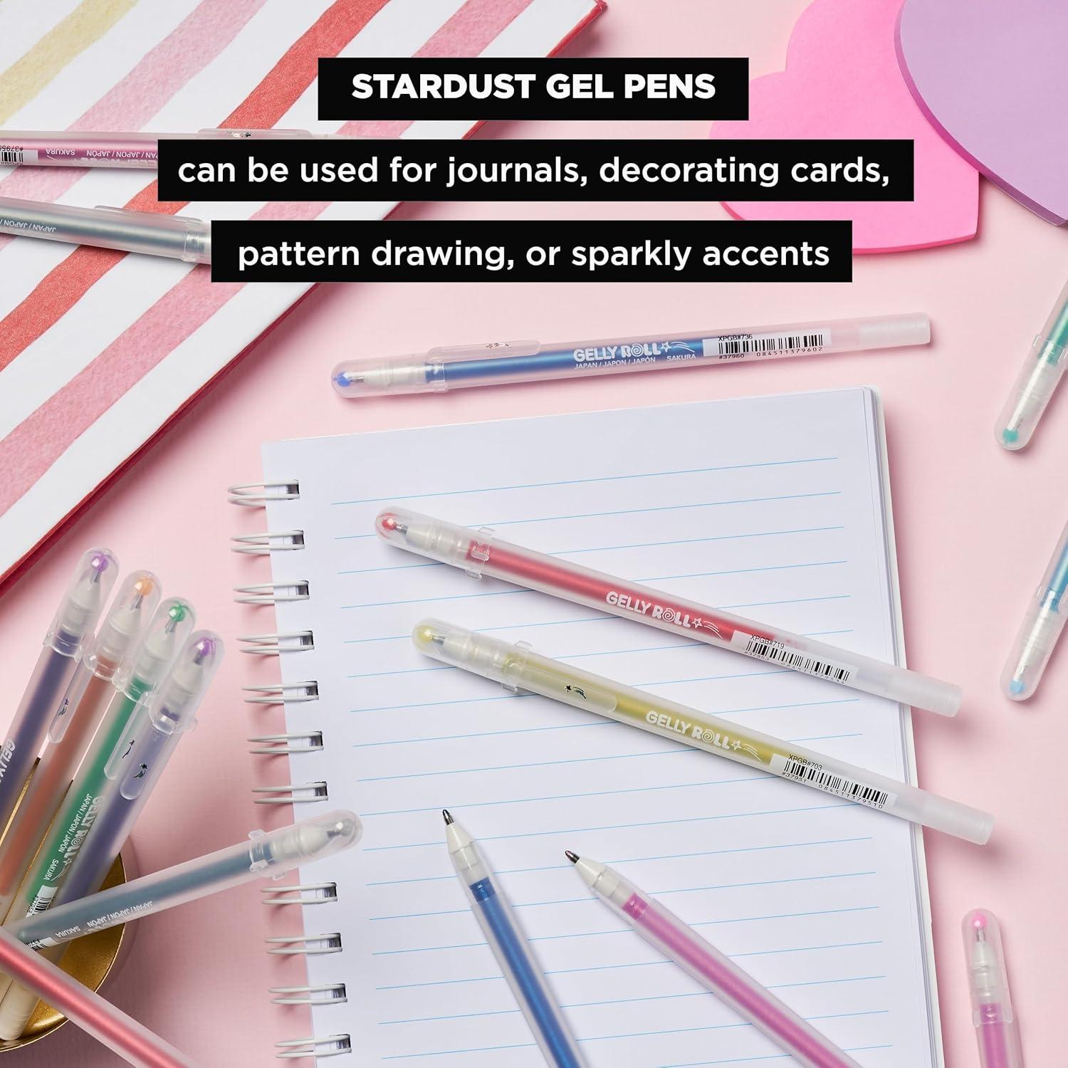SAKURA 37903 6-Piece Gelly Roll Assorted Colors Stardust Galaxy Pen Set(16 Stardust Pens) - view 3