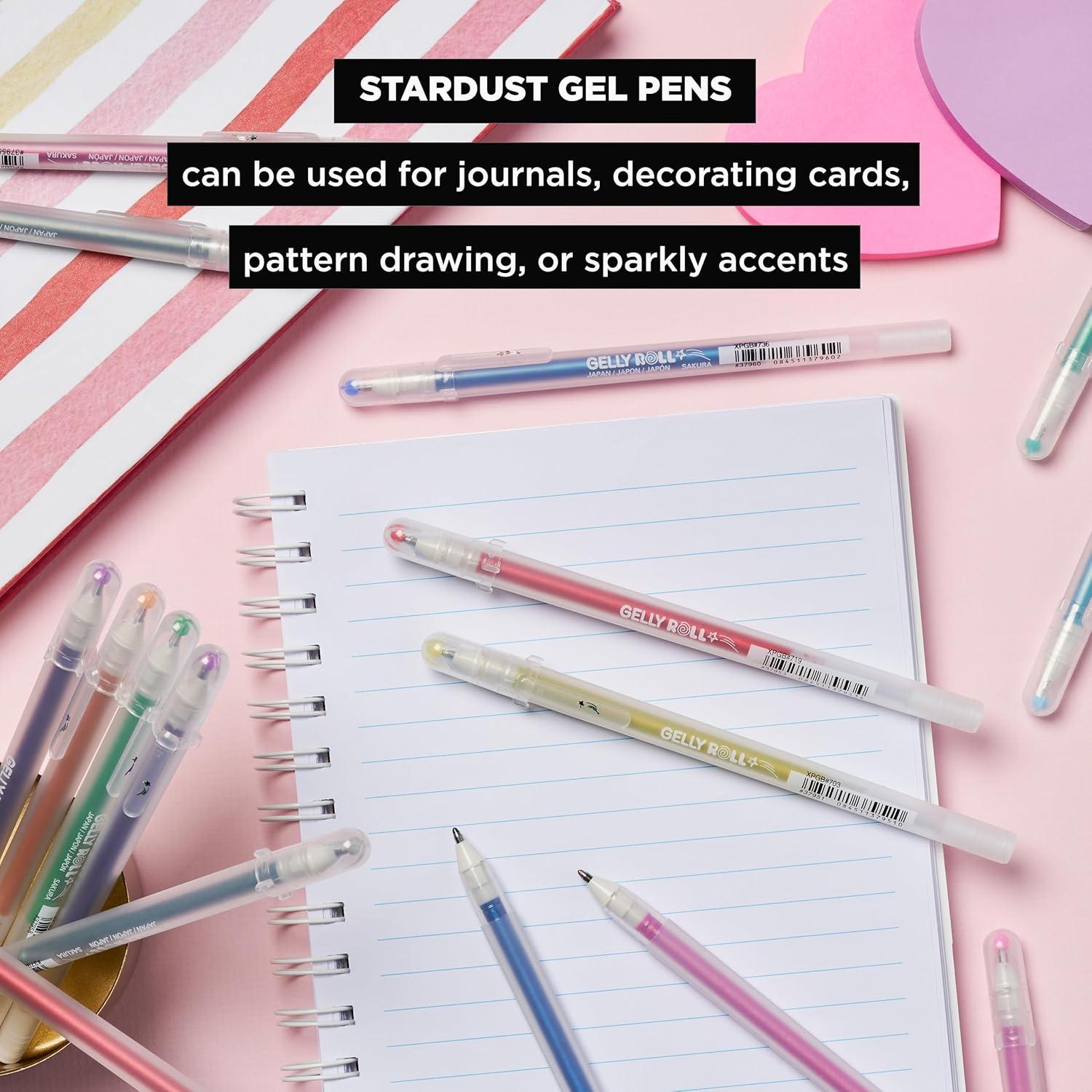 SAKURA 37903 6-Piece Gelly Roll Assorted Colors Stardust Galaxy Pen Set(6 Meteor Pens) - view 3
