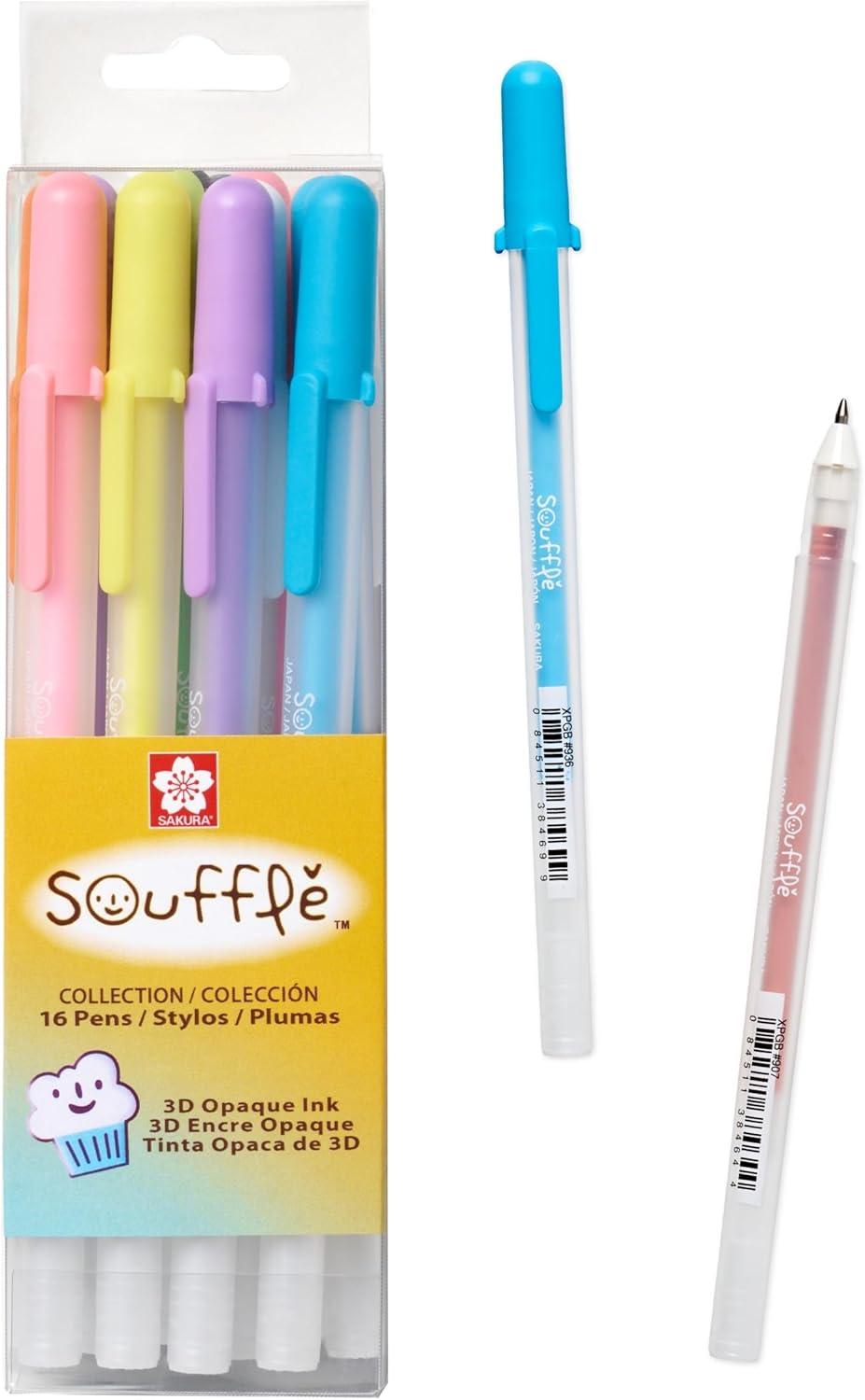 SAKURA Souffle Pastel Color 3-Dimensional Opaque Ink Pens, 10 Pen Set 58350(Souffle) - view 6