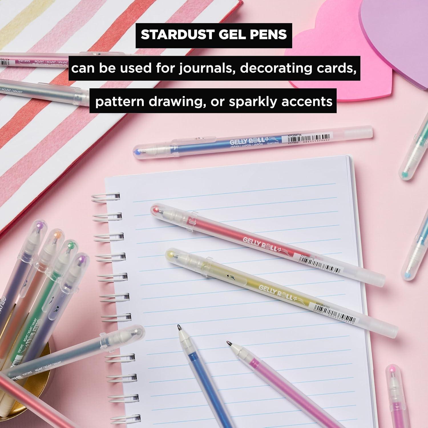 SAKURA 37903 6-Piece Gelly Roll Assorted Colors Stardust Galaxy Pen Set(6 Galaxy Pens) - view 3