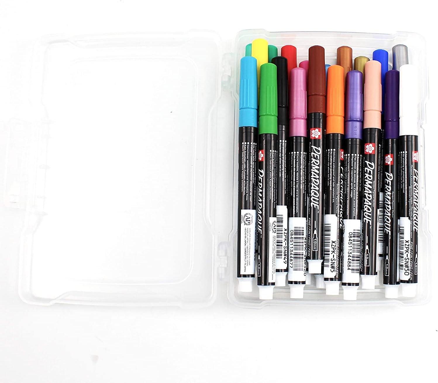 SAKURA Permapaque Fine Point Markers, Bright 7 PK #58319(Assorted)