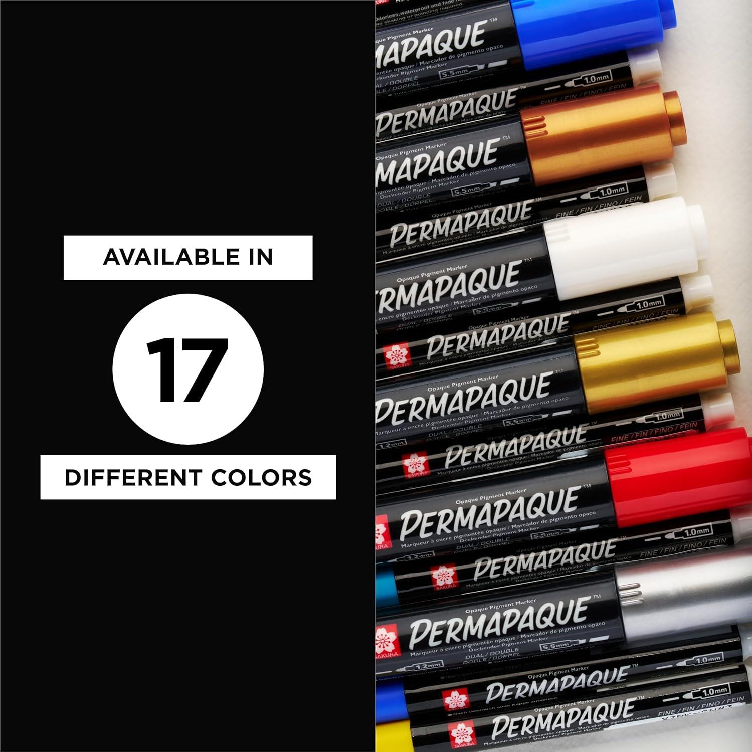 SAKURA Permapaque Fine Point Markers, Bright 7 PK #58319(Bright) - view 6