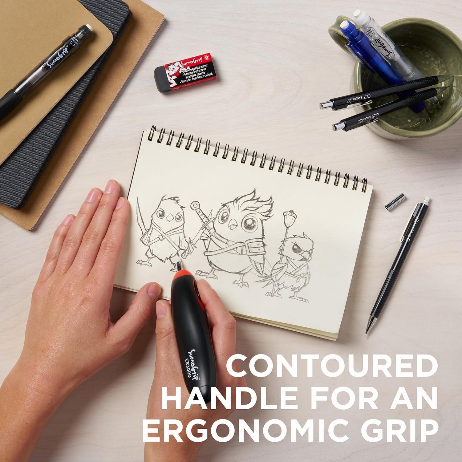 Sakura EE-3000 SumoGrip Electric Eraser Kit, Cordless, Black - view 2