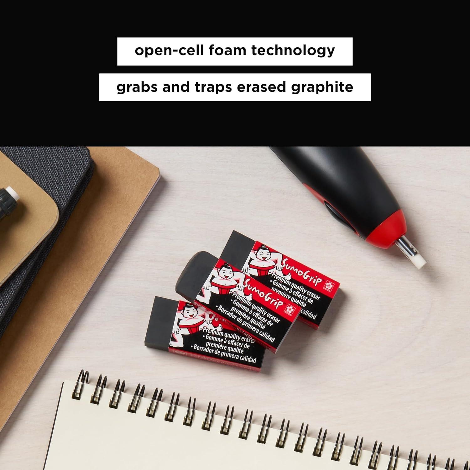 SAKURA 50258 Sumogrip Premium Block Eraser(SumoGrip Premium Block Eraser B300 – 1CT) - view 4