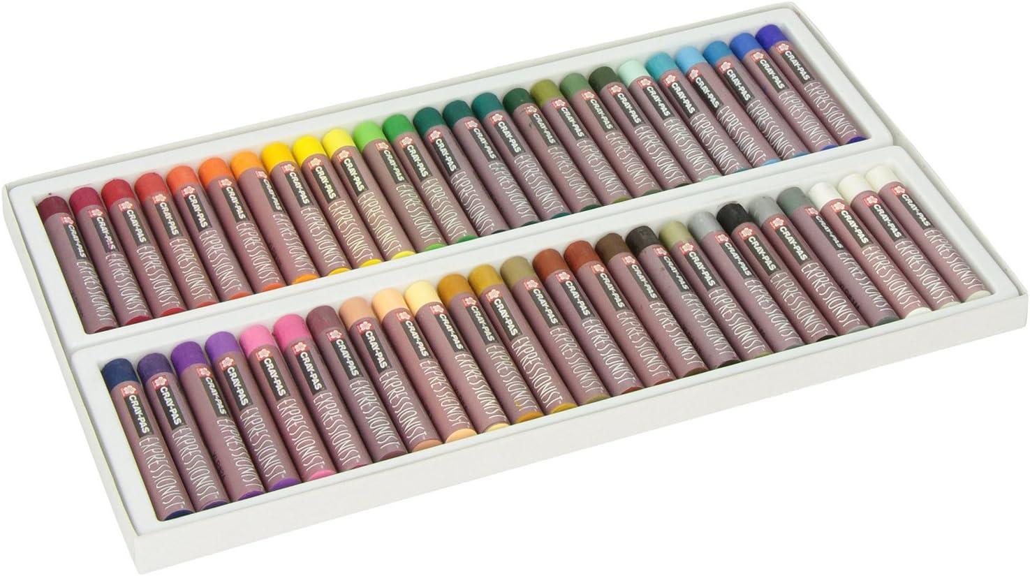 SAKURA XLP50 50-Piece Cray-Pas Expressionist Oil Pastel Set, Assorted Color(1 Count (Pack of 50)) - view 3
