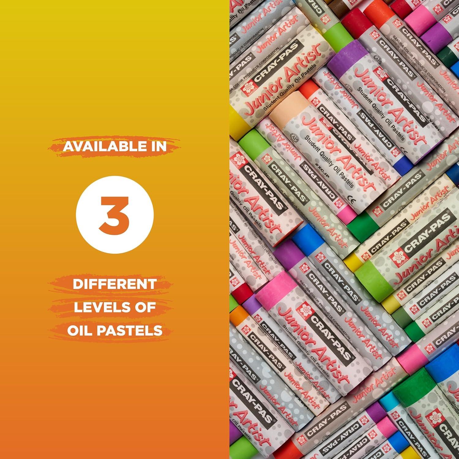 SAKURA Cray-Pas Junior Artist Assorted Color Oil Pastels, Set of 25 XEP25(25 Count (Pack of 1)) - view 6
