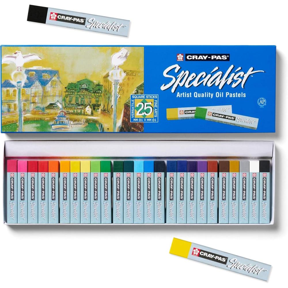 SAKURA 12-Piece Cray Pas Specialist Colors May Vary Oil Pastel Set(25 Count (Pack of 1)) - view 2