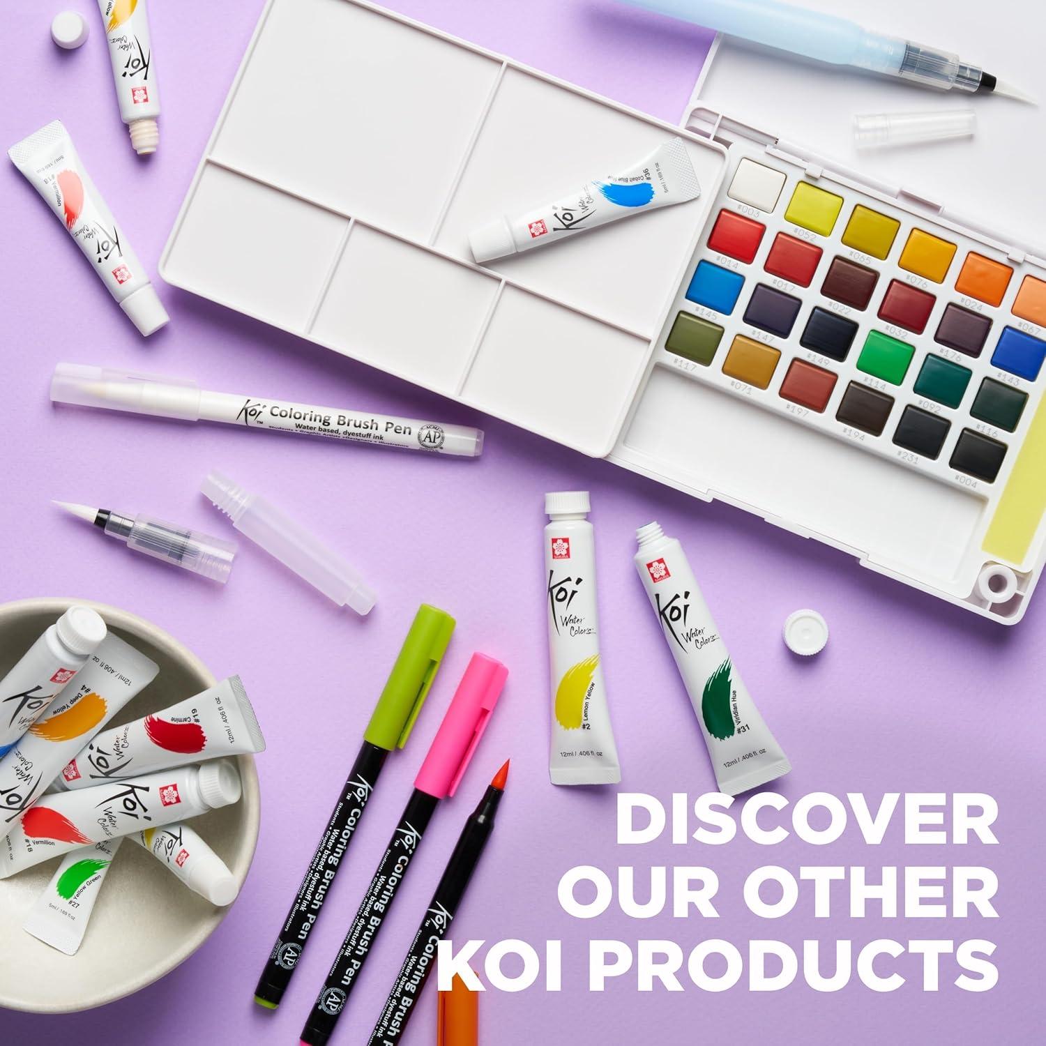 SAKURA Koi Studio Watercolor Set, 60 Colors XNCW-60N - view 6