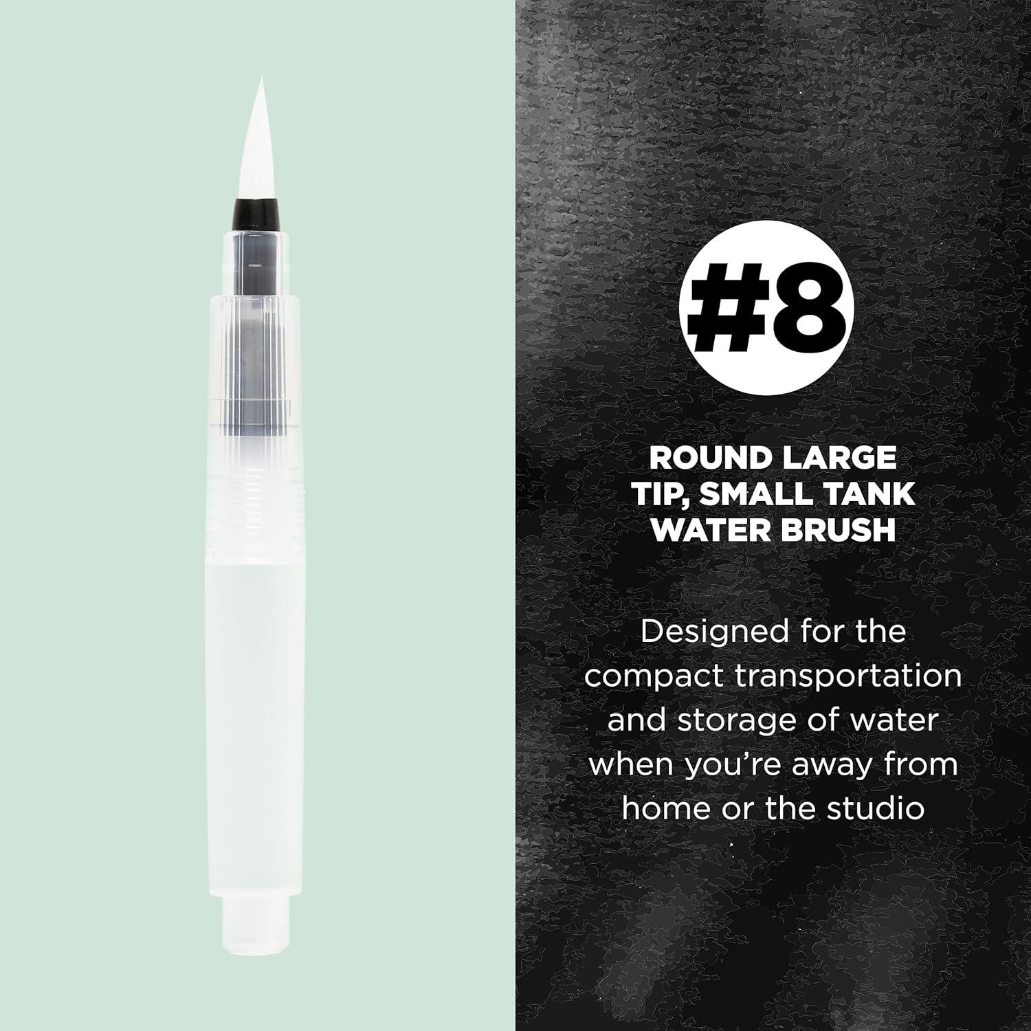 SAKURA Koi Water Color Brush 4-ml Tank, Large Round Brush 38552(Clear)