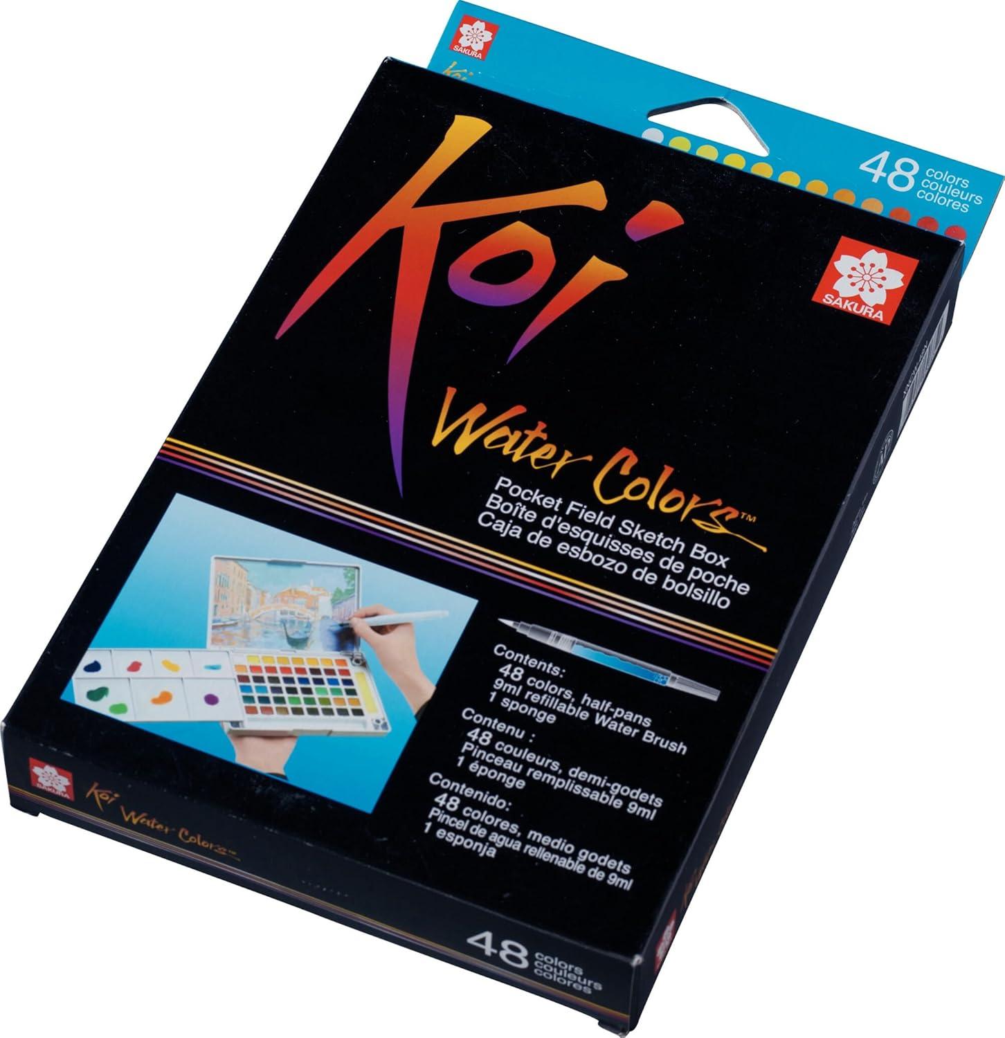 SAKURA XNCW-48N Koi Watercolor Field 48 Color Sketch Set - view 3