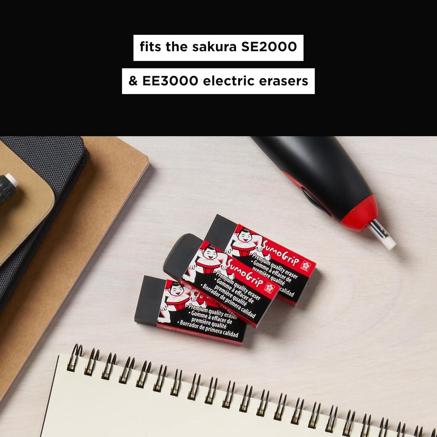 SAKURA SE500P Electric Eraser Refill White 60/Pk(Sakura Electric Eraser Refil Pack) - view 3