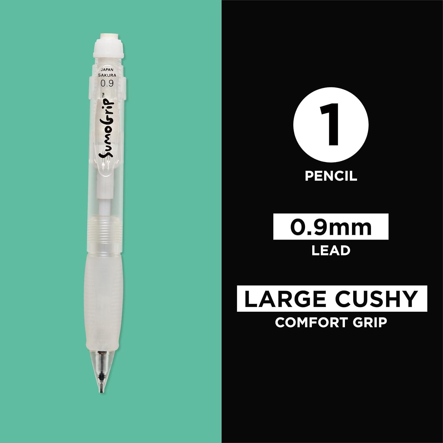 SAKURA 50280 SumoGrip 0.9-mm Pencil with Eraser, Clear(Clear) - view 2