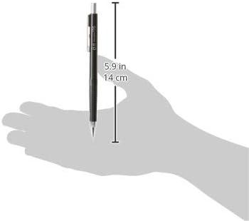 SAKURA 50297 Mechanical Pencil Fixed Sleeve 0.5-mm with 3 Erasers, Black(0.5mm Pencil) - view 2